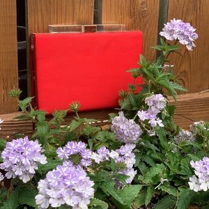 Kate Spade satin evening clutch